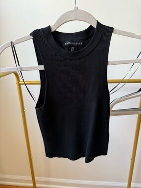 Sincerely Jules Black Ribbed Tank